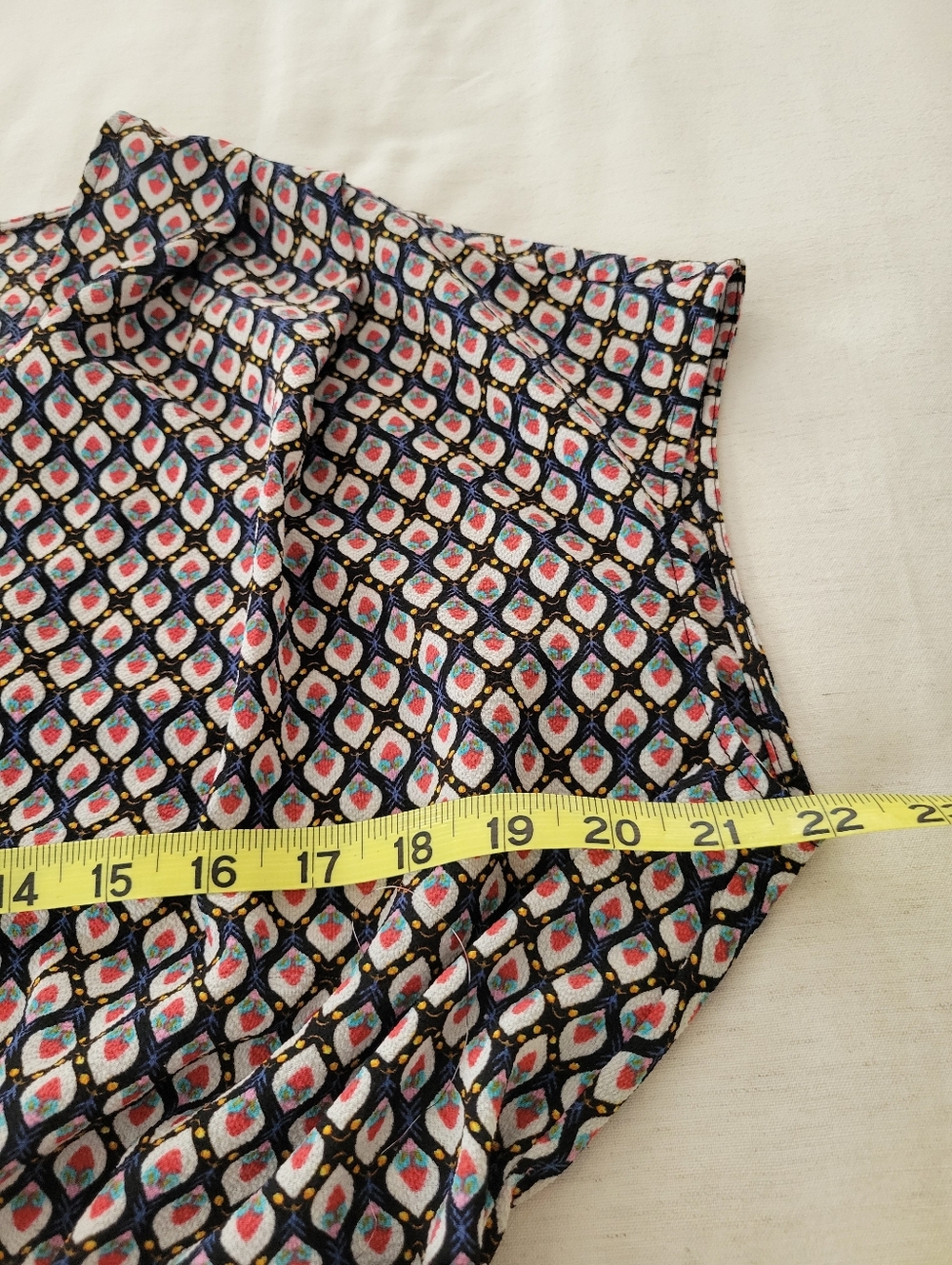Women's Size Large Max Studio Pink and Black Patterned Pant Jumpsuit - Picture 6 of 6